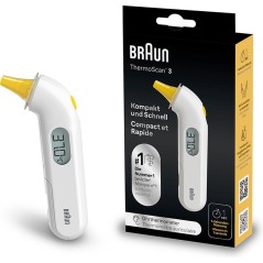 BRAUN IRT 3030 Thermometer - Fast & Accurate Fever Detection for the Whole Family | 4022167330307